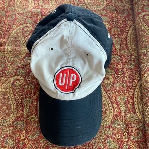 Vintage Headshots by KC Authentic U/P logo black & white one size unisex cap